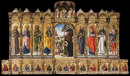 Polyptyque de la Nativité 1475 - Galeries de l'Académie de Venise