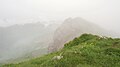 Aufkommender Nebel am Nebelhorn