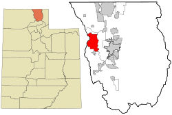 Location in Cache County and the state of Utah