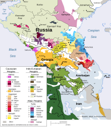 Grupuri etnolingvistice în regiunea Caucazului