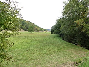 La vallée de la Couze vue depuis la RD 2.