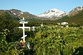 Cemetery in False Pass, Alaska.