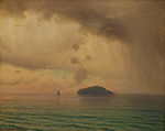 Г. Башинджагян, «Озеро Севан у дощовий день», 1899