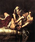 Judith onthoofdt Holofernes, Uffizi, Florence