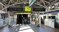 3、4號月台（山手線、京濱東北線）（2019年3月）
