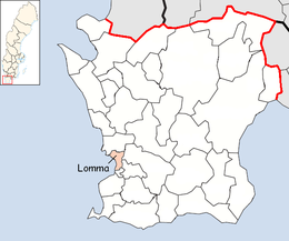 Lomma - Localizazion