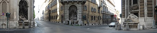 Piazza Quattro Fontane 270deg Pano