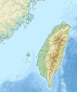 2002 Taiwan earthquake is located in Taiwan