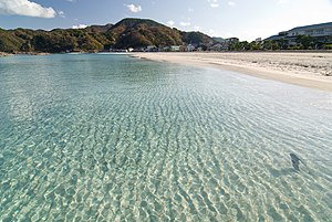 竹野海岸の竹野浜（兵庫県豊岡市）。 原作：Hashi photo