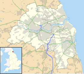 Voir sur la carte administrative du Tyne and Wear