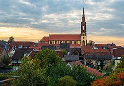 Waibstadt at sunset