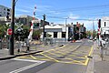 Greville Street level crossing, Prahran, next to the station, December 2019