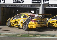 Caruso placed tenth in the 2014 V8 Supercars Championship driving a Nissan L33 Altima