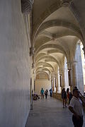 Pasillo de claustro Ex convento de Santo Domingo de Guzmán Oaxaca.