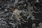 Humanoid petroglyph in Holy Spirit Grotto (corinto cave), Morazán, El Salvador.