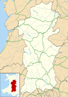 Llangynyw is located in Powys