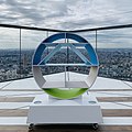 「空」をモチーフにしたオブジェ「SHIBUYA SKY -SKY STAGE」