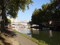 Vue de la passerelle en 2006.