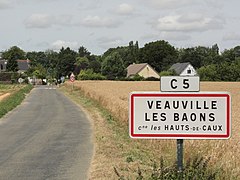 Entrée de Veauville-lès-Baons.