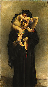 Campesina egipcia y su hijo (1869-1870) Museo Metropolitano de Arte