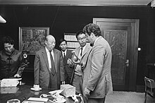 Burgemeester Van Thijn ontving in stadhuis van Amsterdam delegatie van Chinese V, Bestanddeelnr 933-1211.jpg