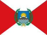 Primeira bandeira republicana, creada polo xeneral José de San Martín (1821-1822).