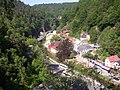 Hřensko, en landsby på grænsen til Tyskland (Bøhmisk Schweiz)