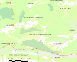 Duilhac-sous-Peyrepertuse - Localizazion