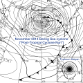 Image 15Comparison between extratropical and tropical cyclones on surface analysis (from Cyclone)