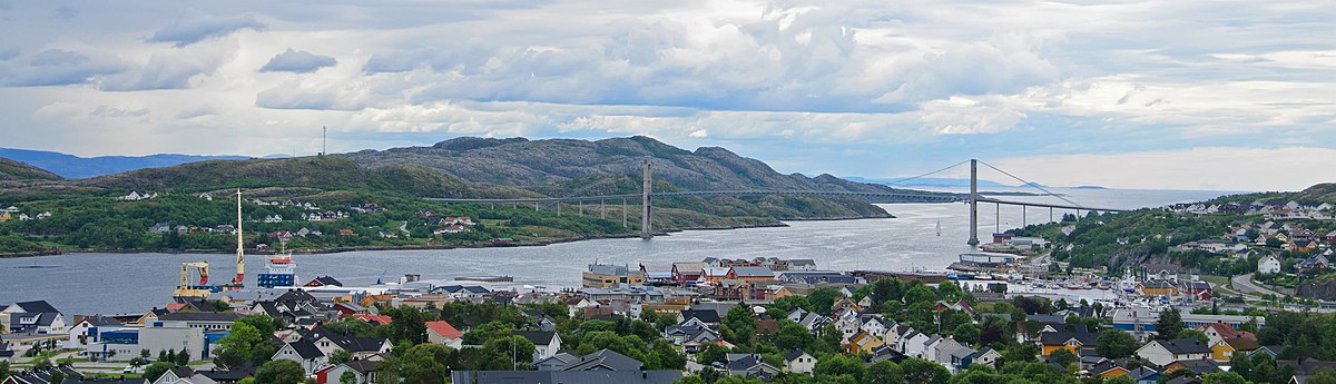 Utsikt från stadsberget Gluggen.