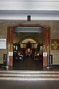 Entrance to Santisimo Rosario Parish Church