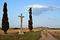 Croix de chemin entre Marburg-Bauerbach et Marburg-Schröck sur la K35, Allemagne.