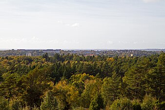 Utsikt västerut, september 2011.