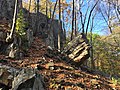 Crystal-shaped rock formation (October 2020)