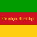 Bandera de la República Helvètica.