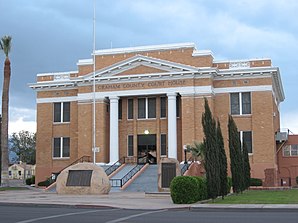 Das Graham County Courthouse in Safford ist seit Mai 1982 im NRHP eingetragen.[1]