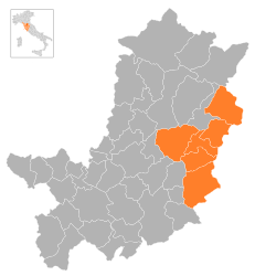 Unione di comuni Valdarno e Valdisieve – Mappa