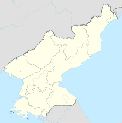 東林強制収容所の位置（北朝鮮内）