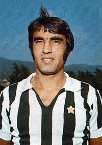 Hráč Juventusu v roce 1971.