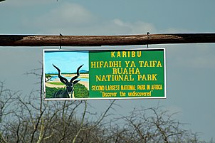The Ruaha National Park Entrance