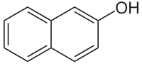 Struktur von 2-Naphthol