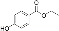 Etylparabens kemiska struktur