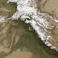 Image 10The snow-covered Himalayas (from Punjab)