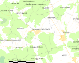 Encausse-les-Thermes – Mappa