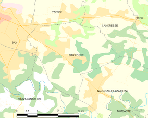 Poziția localității Narrosse