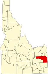 Contea di Bonneville – Mappa