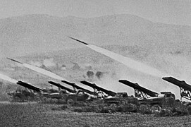 BM-13 Katioucha pendant la bataille de Stalingrad, le 6 octobre 1942