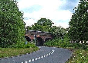 Railway crossing the A535 - geograph.org.uk - 177583.jpg