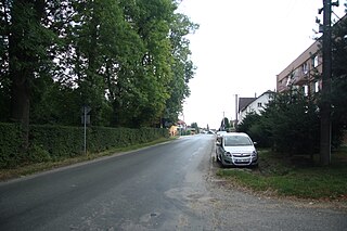 Silnice II/130 v Leštině u Světlé