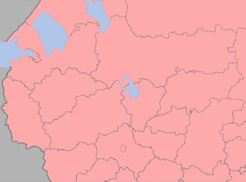 2009 Russian Second Division is located in Western part of Russia